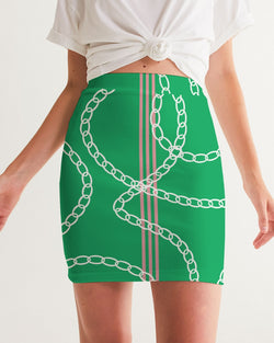 Heritage Stripes & Links Viridi Skirt