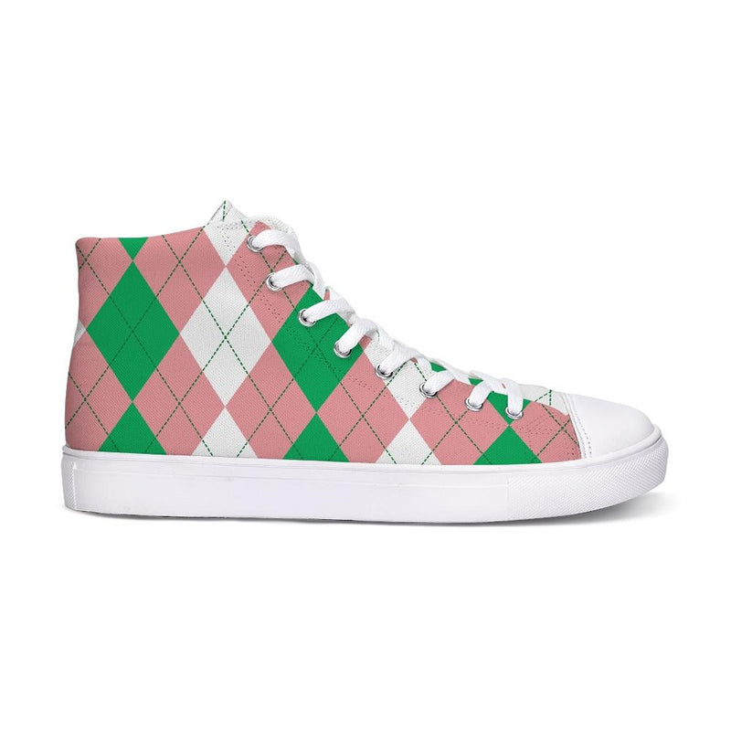 Pink and Green Sneakers