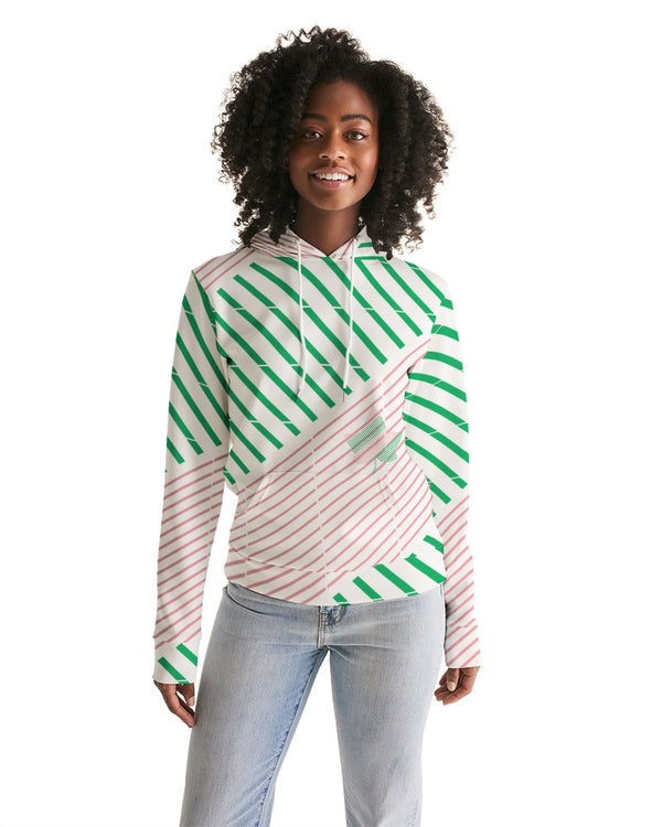 Pink and Green Pullover