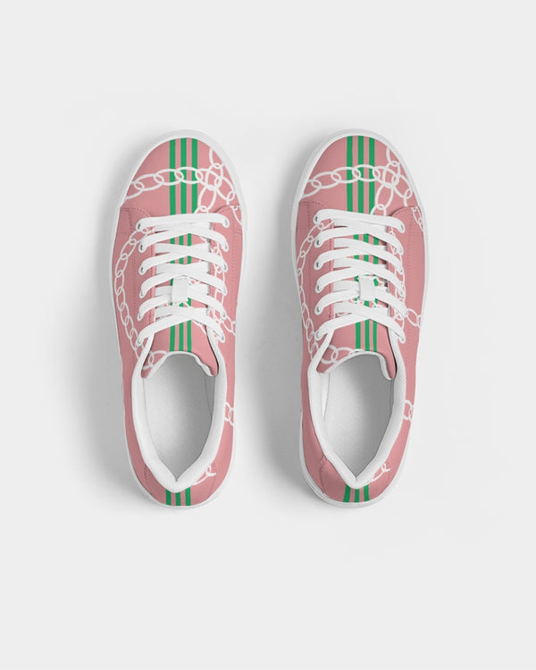 Heritage Stripes & Links Rosea Low-Top Sneaker