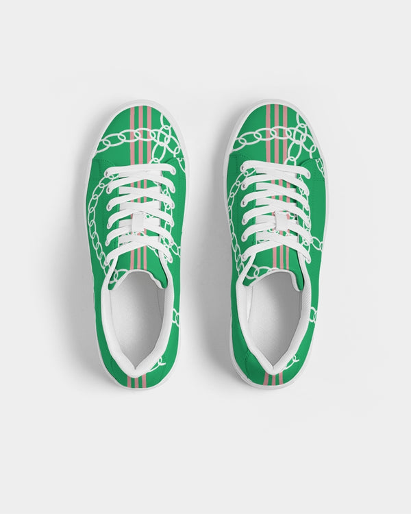 Heritage Stripes & Links Viridi Low-Top Sneaker