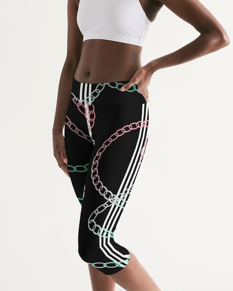Heritage Stripes & Links Ombre Cropped Leggings