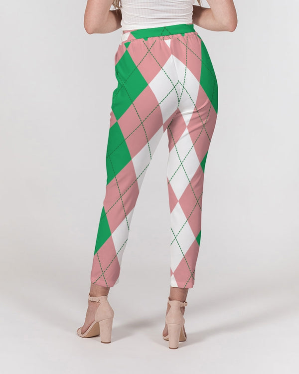 Pretty Girl Argyle Belted Trouser